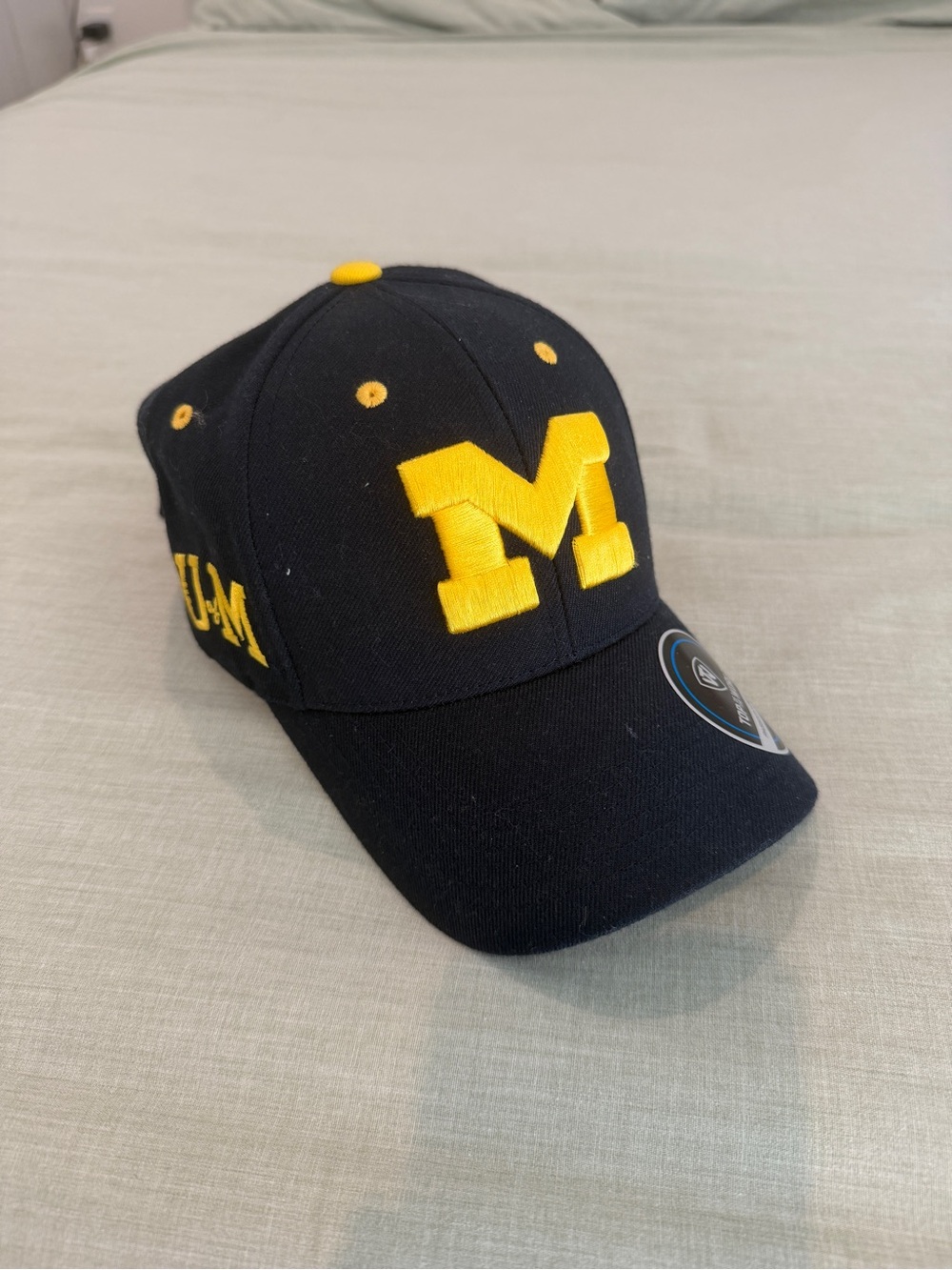 Black and Yellow Michigan 'M' Baseball Cap